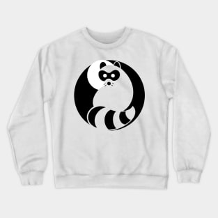 Trash Panda at Night, Trash Panda at Night (color raccoon) Crewneck Sweatshirt